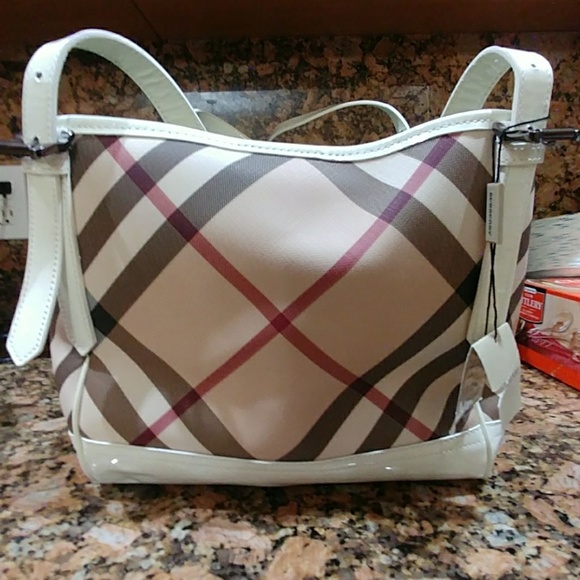 💯Auth. 💕BURBERRY💕 SMALL NAPIER Handbag - Picture 2 of 14